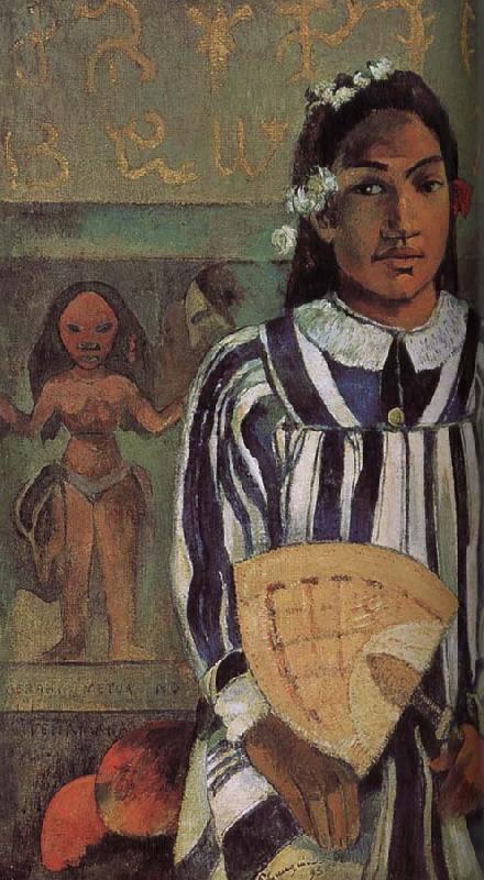 Paul Gauguin De Mana ancestors France oil painting art
